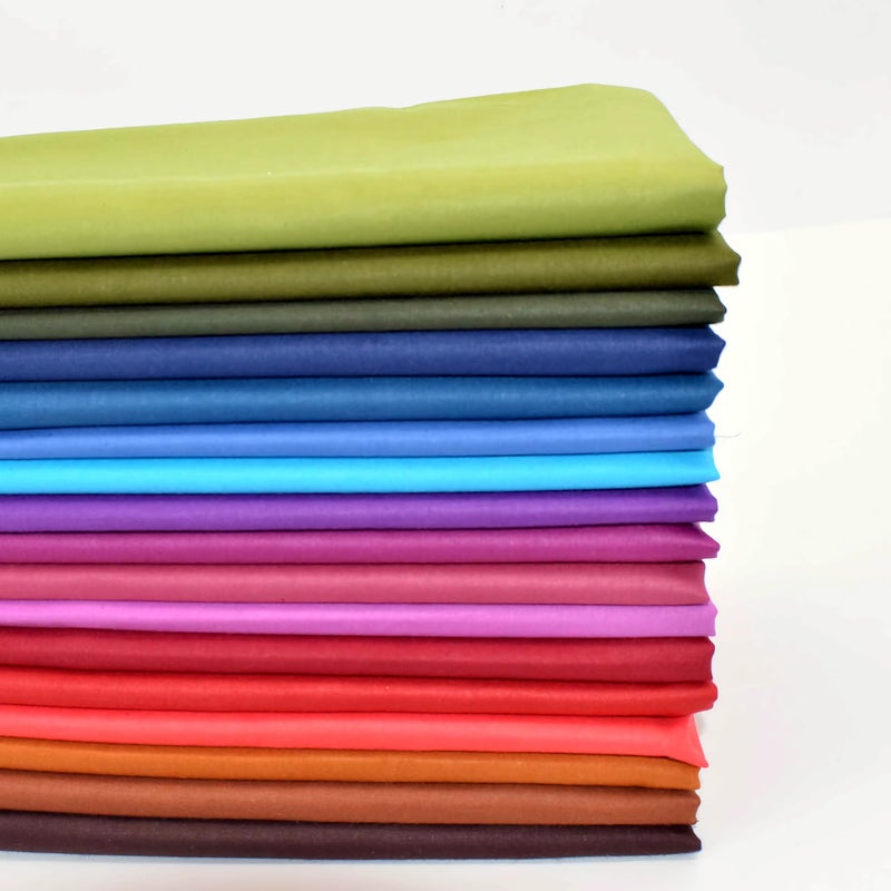 iNee Autumn Fall Solids Fat Quarters Fabric Bundles, Quilting Fabric for Sewing Crafting, 18 x 22 inches, (Fall Solids) - Image 2
